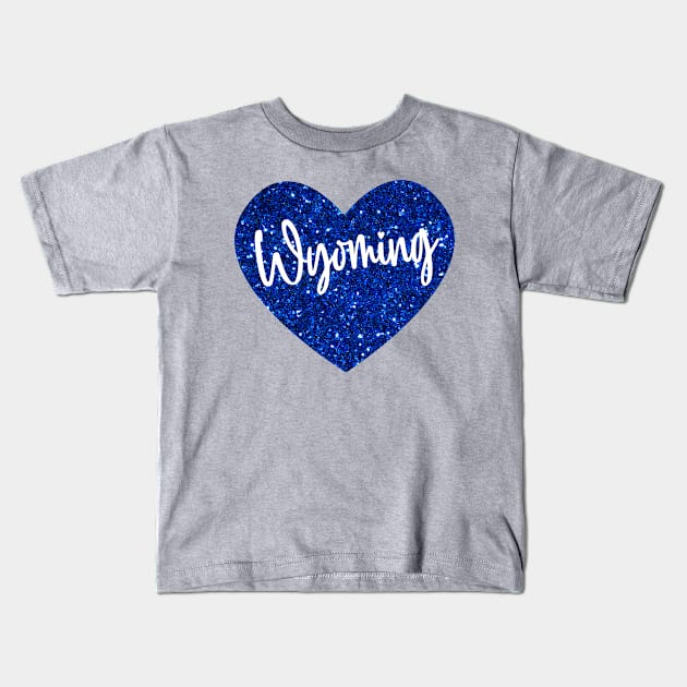 Wyoming Gift Kids T-Shirt by JKFDesigns